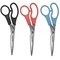 All Purpose Value Scissors, 8" Straight, Assorted Colors, Pack of 3 (No Color Choice)